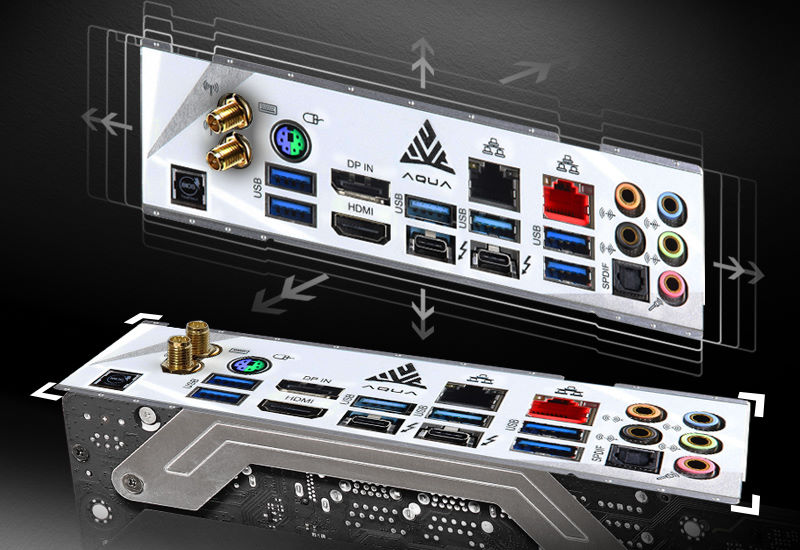 Flexible Integrated I/O Shield